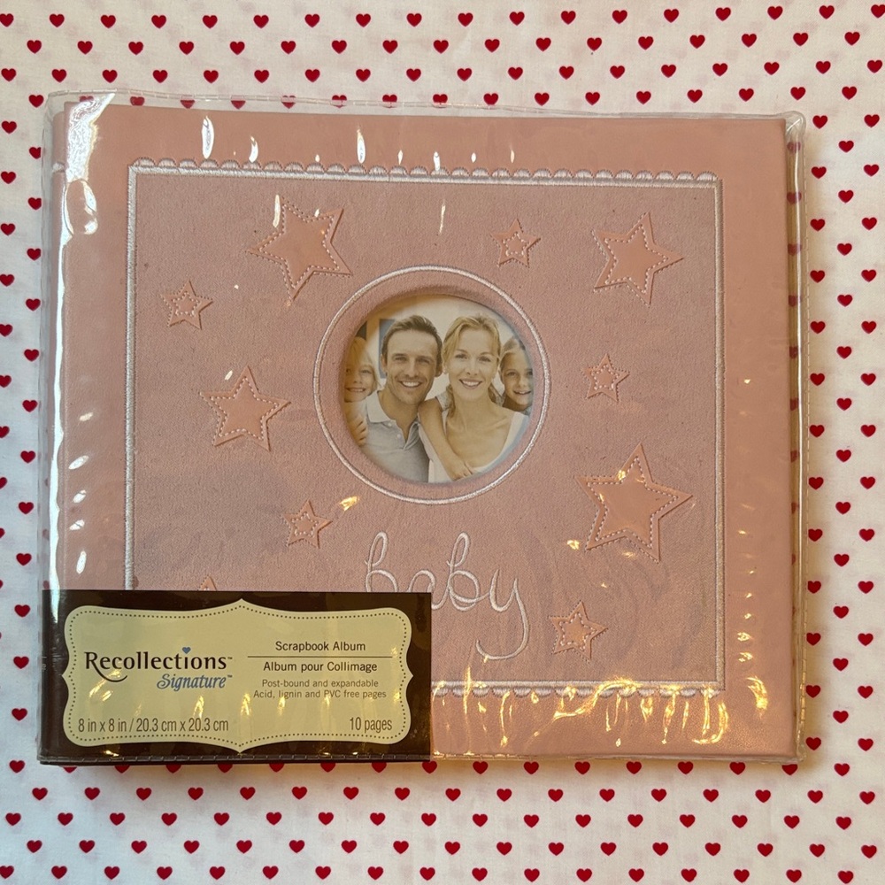 Recollections Pink Star Baby Album